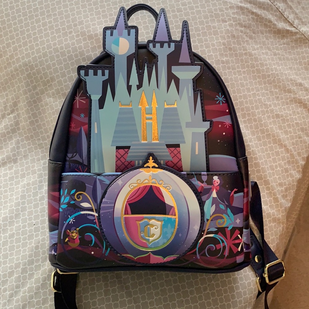 Disney Cinderella Castle Loungefly backpack